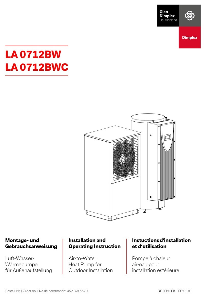 Glen Dimplex LA 0712BW Installation and operating instruction