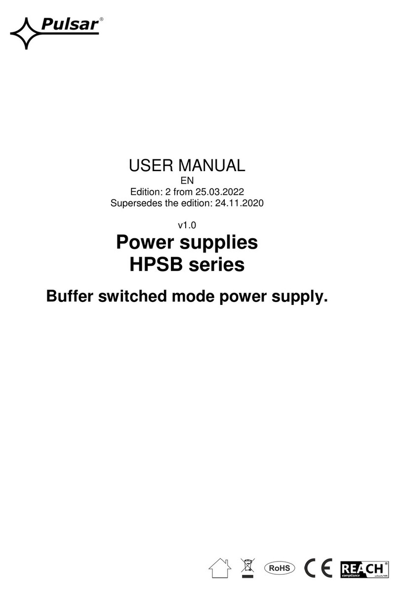 Pulsar HPSB-12V7A-D User manual