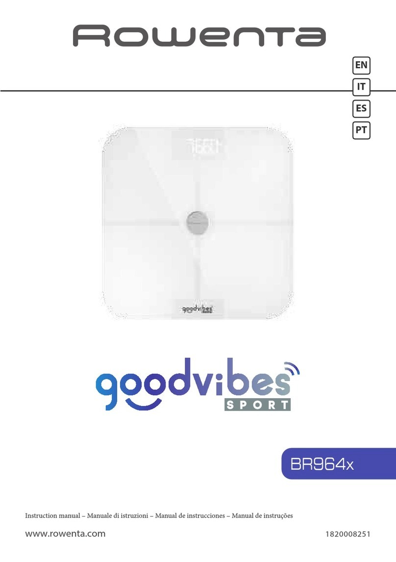 Rowenta GOODVIBES SPORT BR964 Series instruction manual