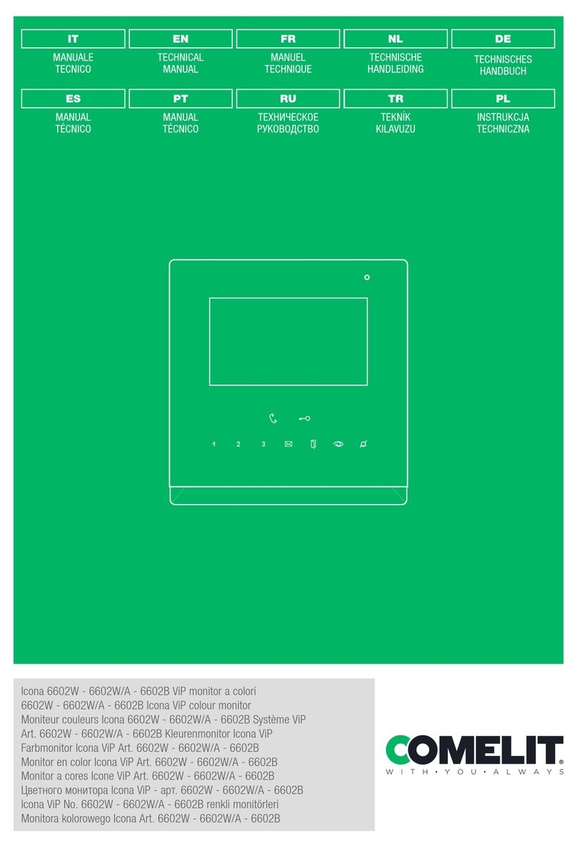 Comelit 6602W User manual
