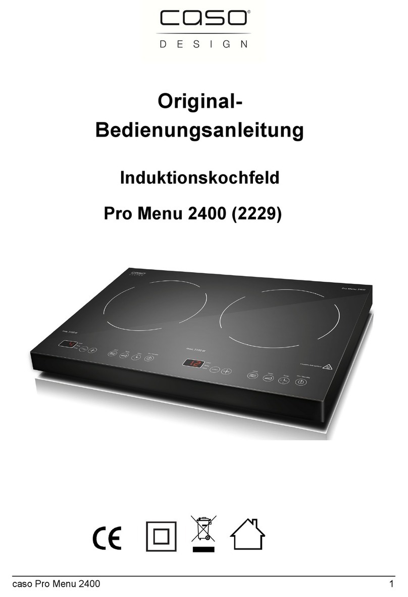 CASO DESIGN Pro Menu 2400 Installation instructions