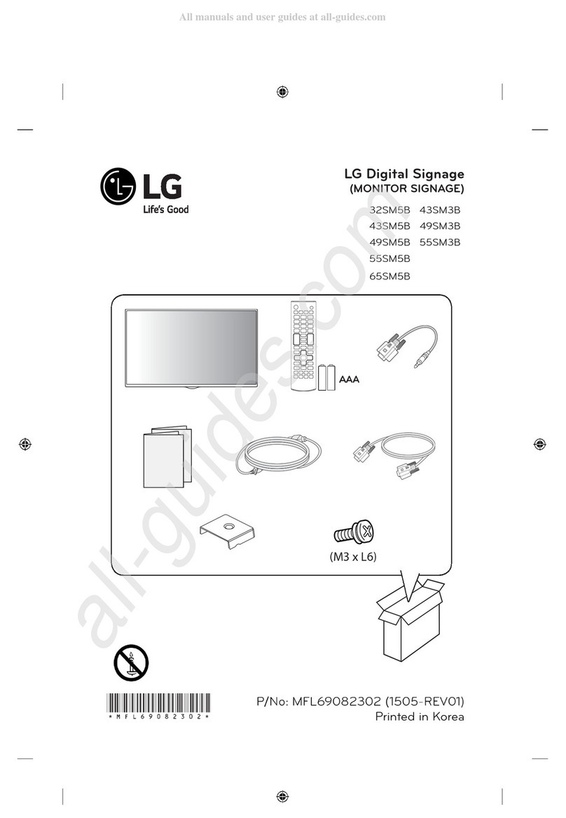 LG 43SM3B User manual