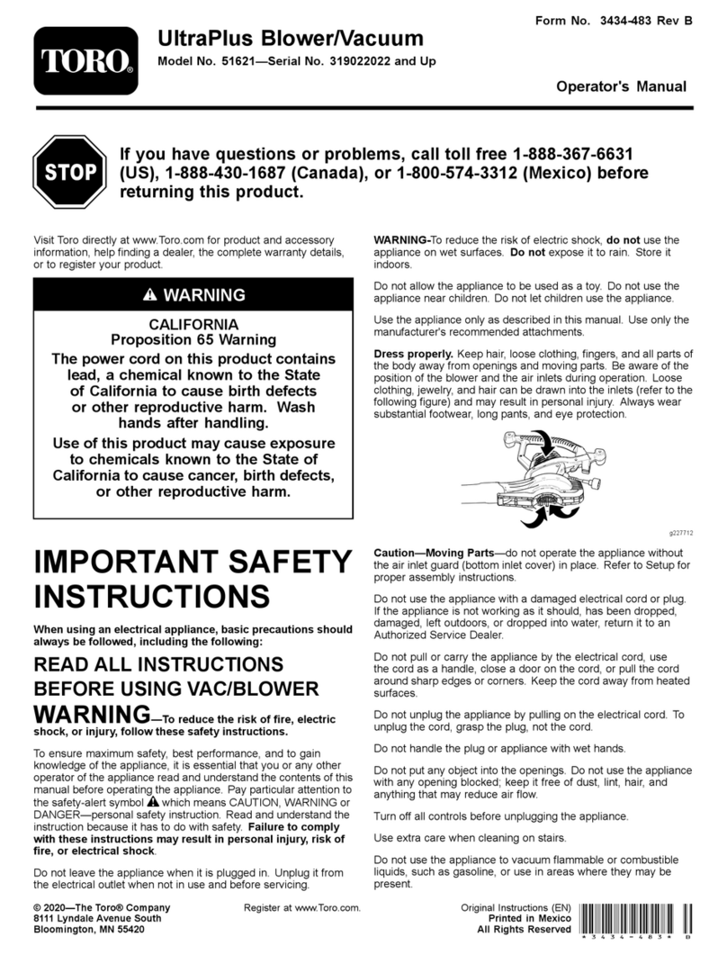 Toro UltraPlus 51621 User manual