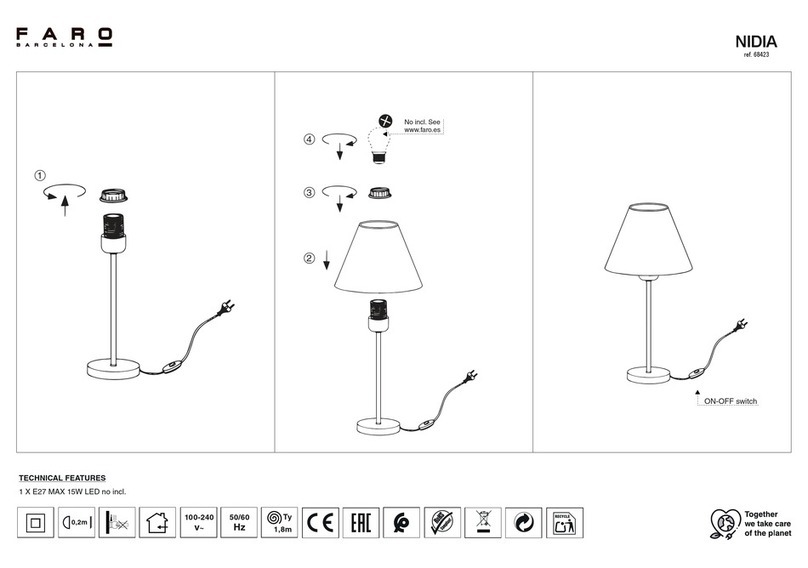 Faro Barcelona NIDIA manual