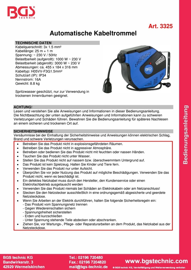BGS technic 3325 User manual