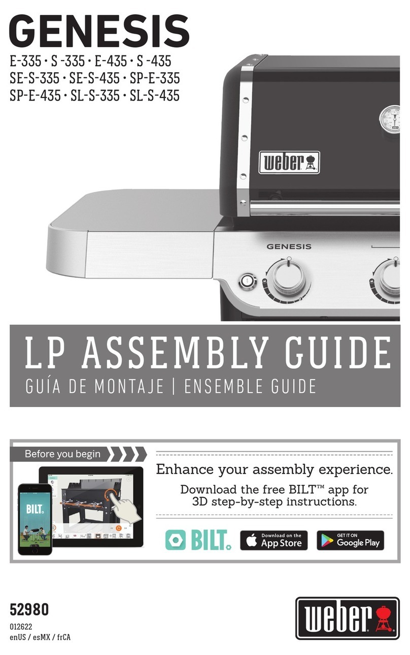 Weber GENESIS SP-E-435 Assembly guide Weber GENESIS SP-E-435 Assembly guide