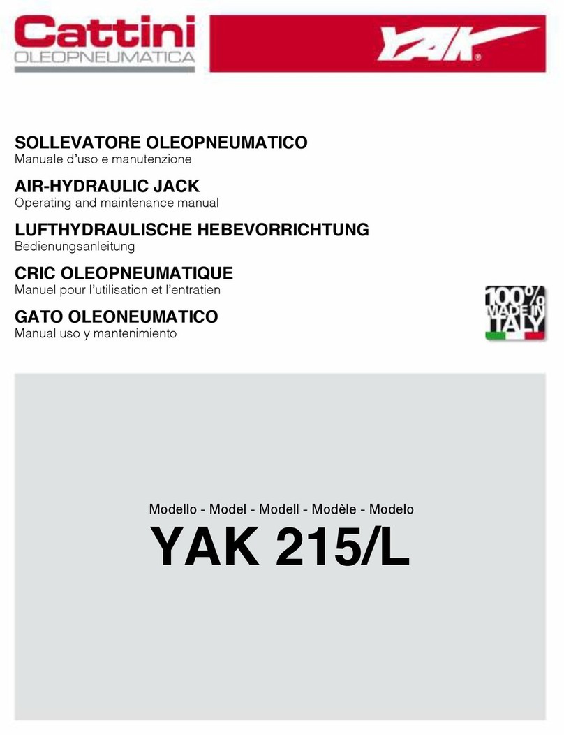 Cattini YAK 215/L Operating instructions