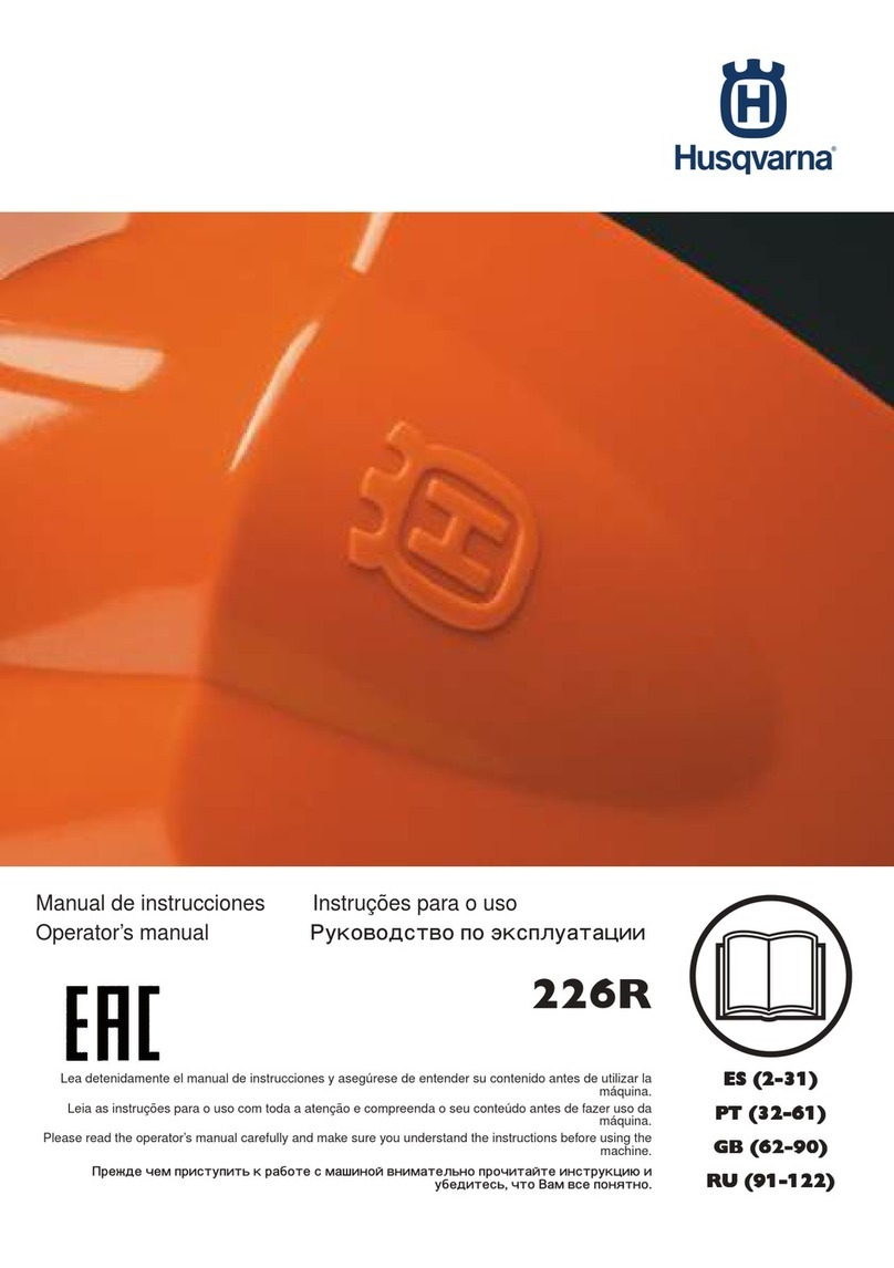 Husqvarna 226R Operator's manual