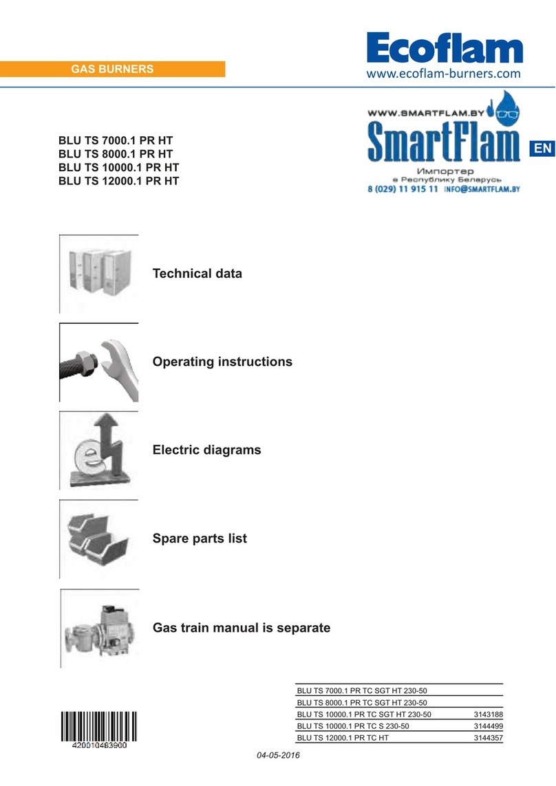 Ecoflam BLU TS 7000.1 PR HT manual