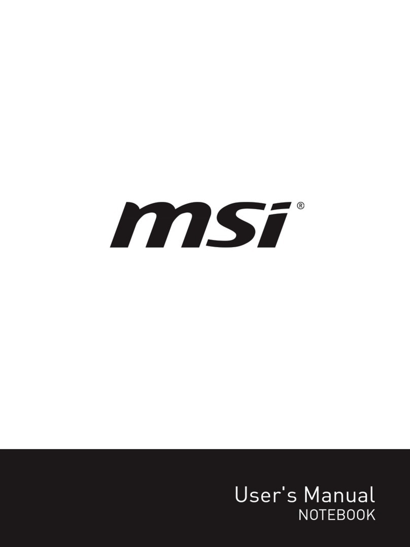 MSI 10TK-469 User manual