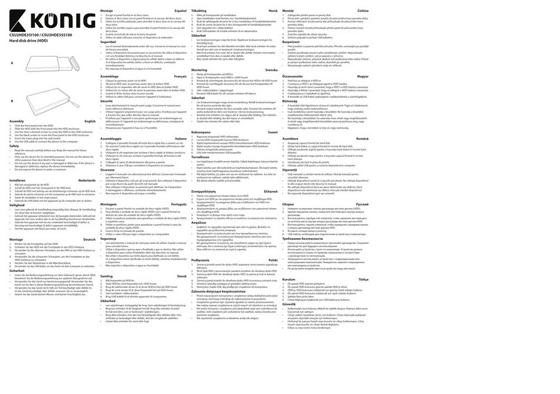 König CSU2HDE35I100 manual