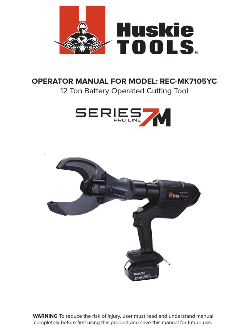 Huskie Tools PRO LINE REC-MK7105YC Operator's manual