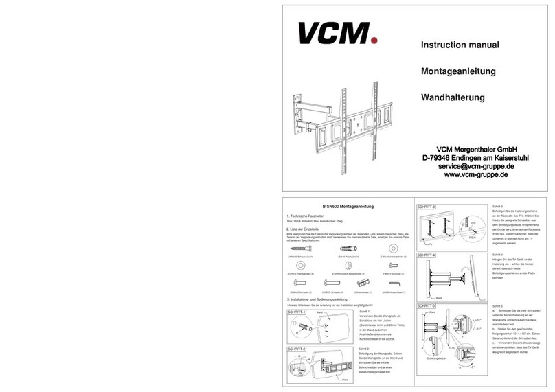 VCM B-SN600 User manual