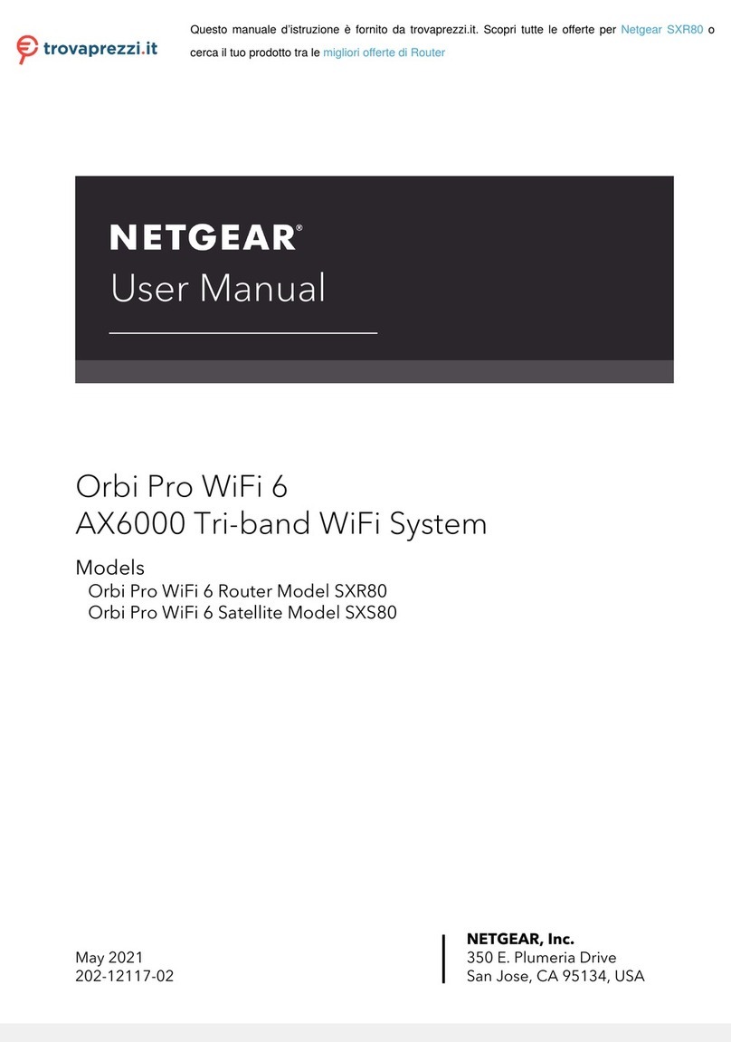 NETGEAR Orbi Pro SXS80 User manual