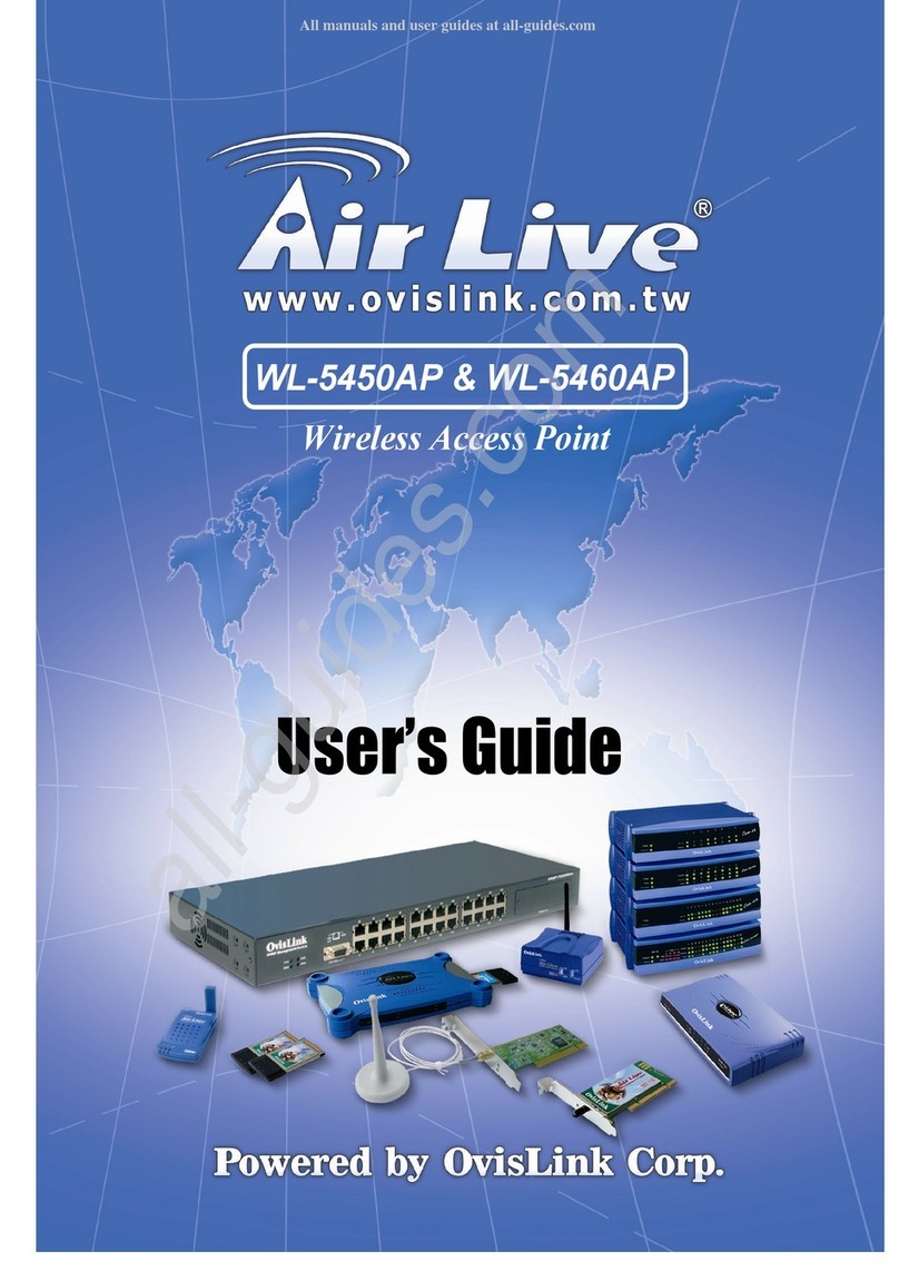 Ovislink Air Live WL-5450AP User manual Ovislink Air Live WL-5450AP User manual