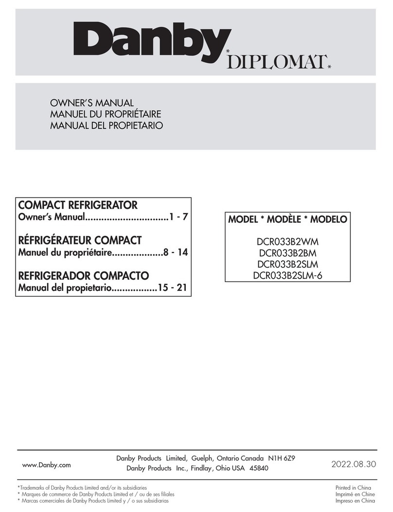 Danby DCR033B2WM User manual
