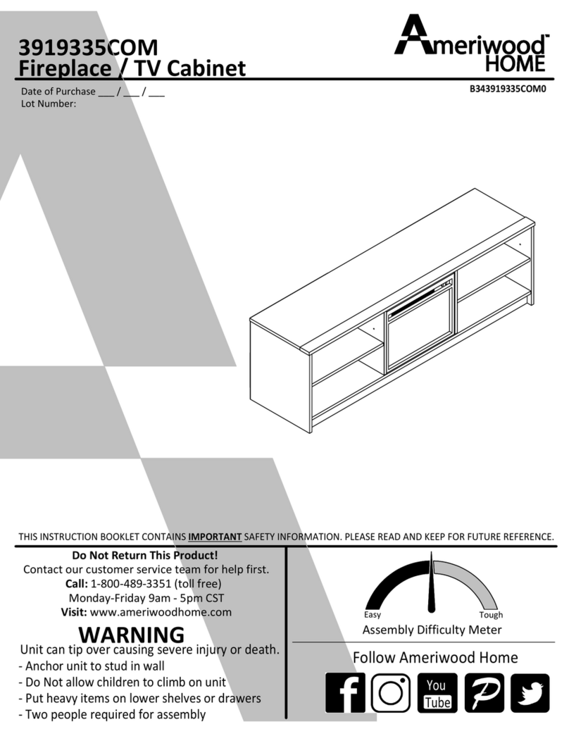 Ameriwood HOME 3919335COM manual