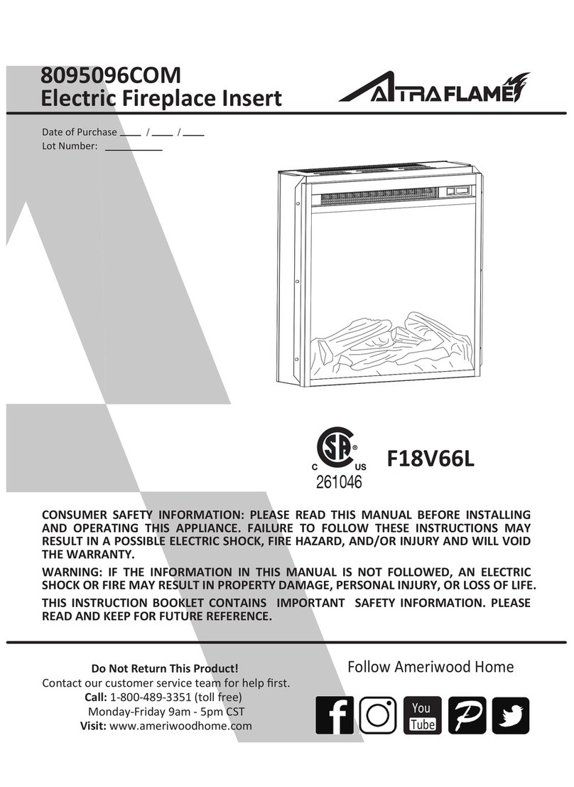 ATRAFLAME 8095096COM manual