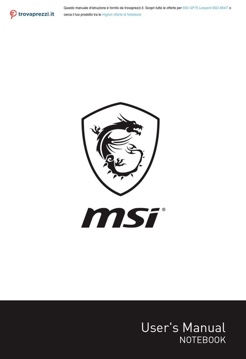 MSI Leopard GP75 User manual