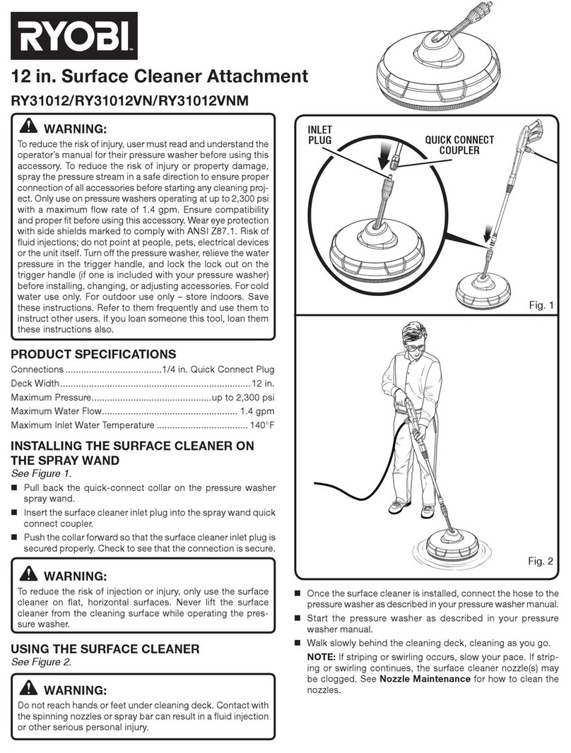Ryobi RY31012VN User manual