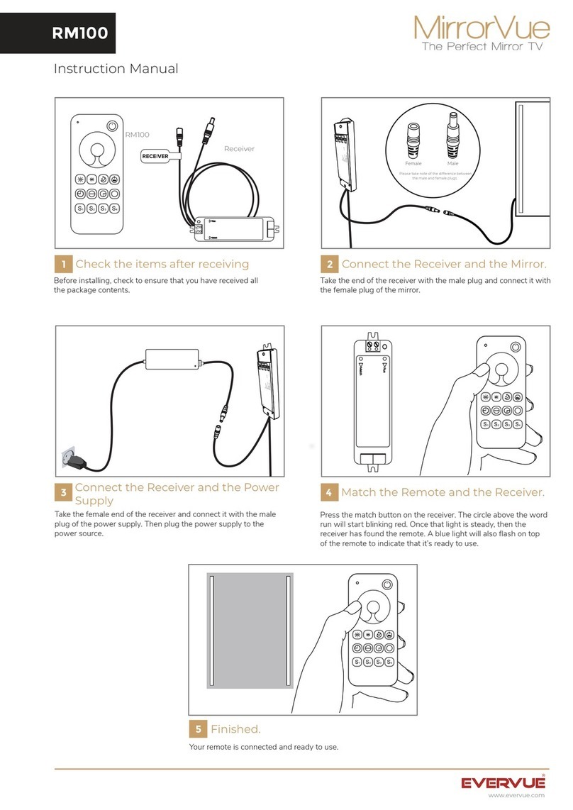 MirrorVue RM100 instruction manual