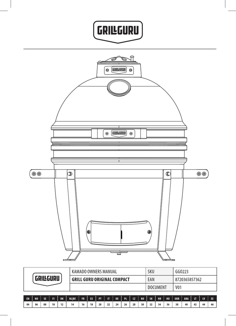 GRILL GURU ORIGINAL COMPACT GGO223 owner's manual