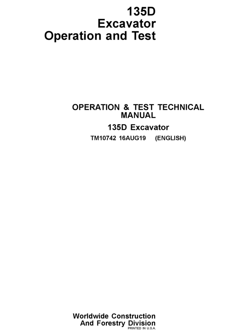 Worldwide Construction And Forestry Division 135D Operation manual