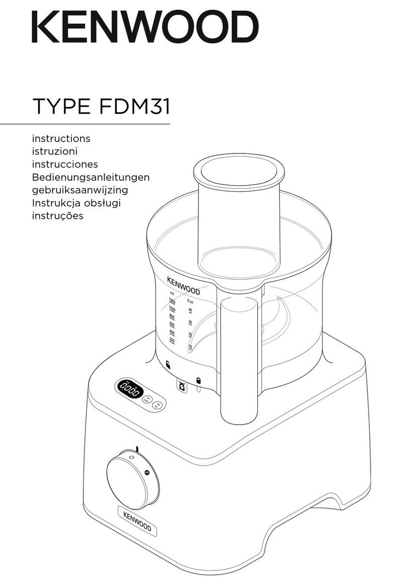 Kenwood MultiPro Compact+ FDM316SS instructions