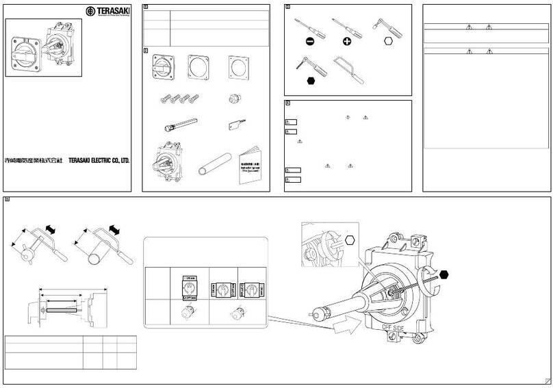 TERASAKI T2HP12 instruction manual