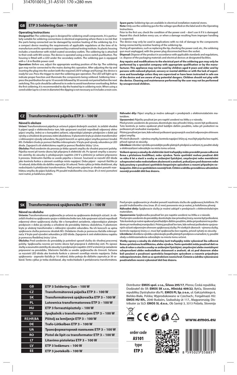 Emos ETP 3 quick start guide