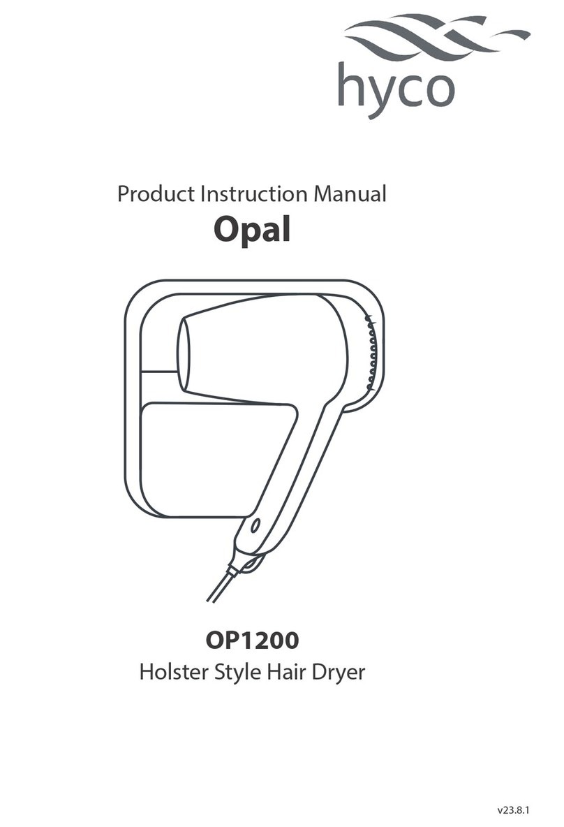 Hyco Opal Product instruction manual