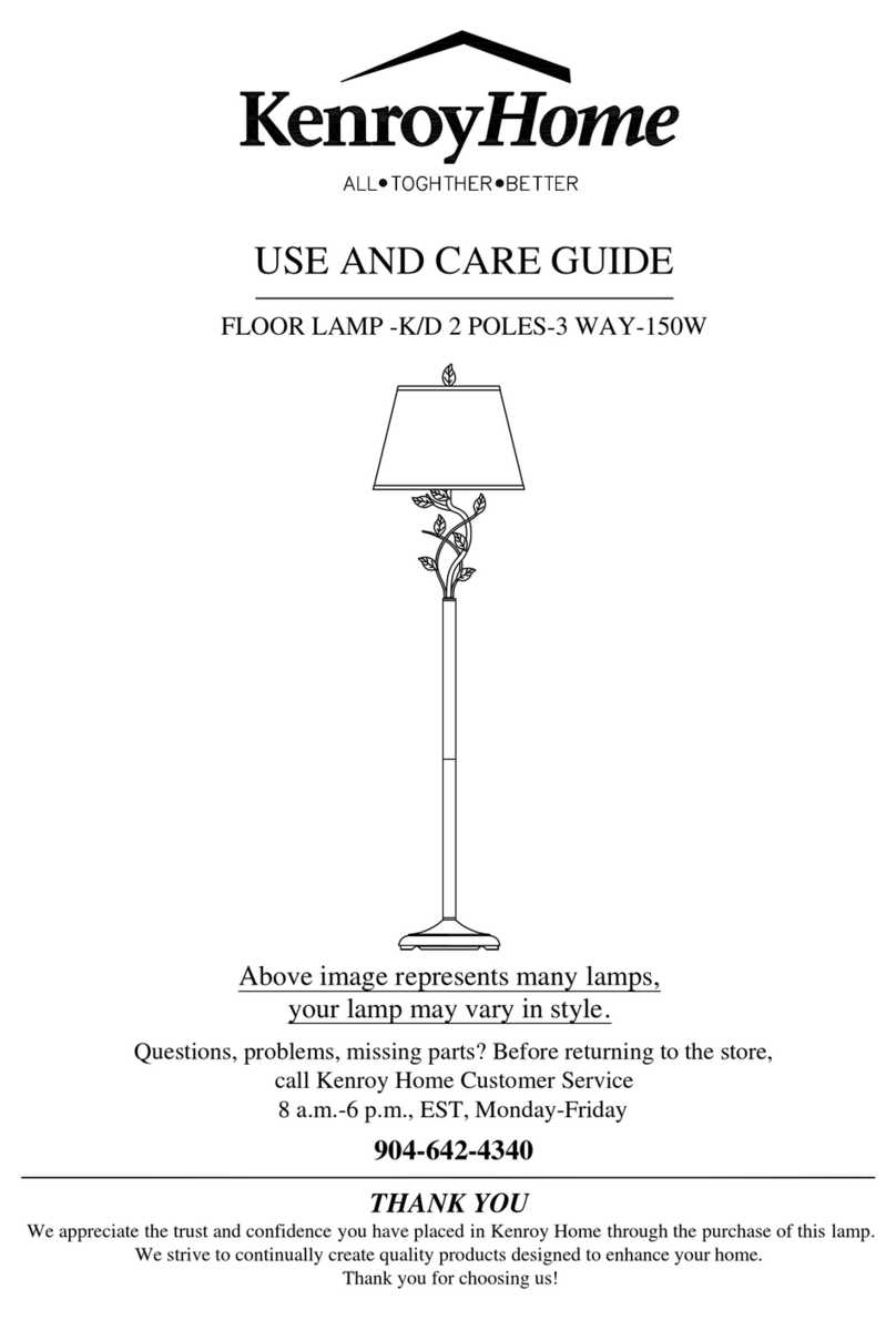 Kenroy Home K/D 2 POLES-3 WAY-150W User manual