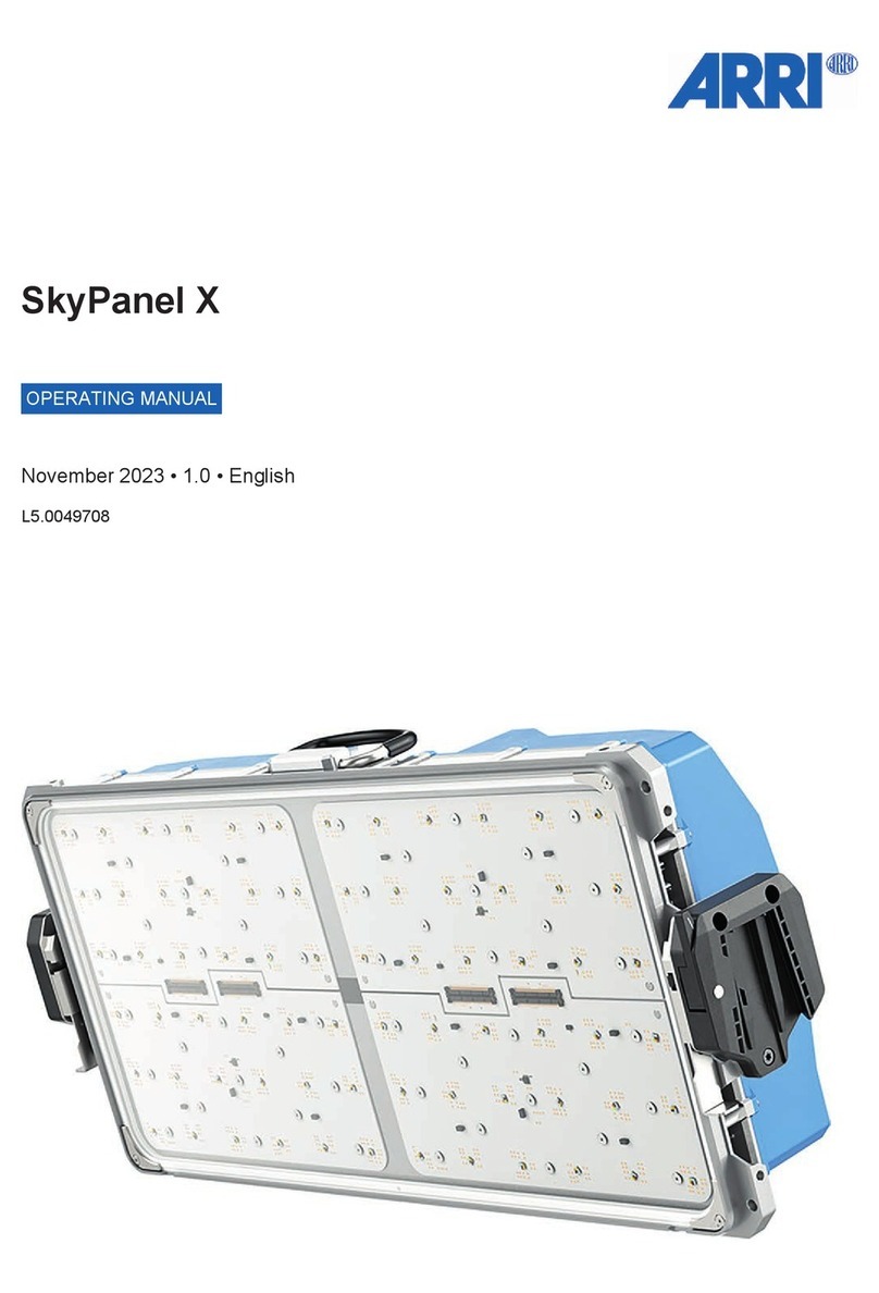 ARRI SkyPanel X operating manual ARRI SkyPanel X operating manual