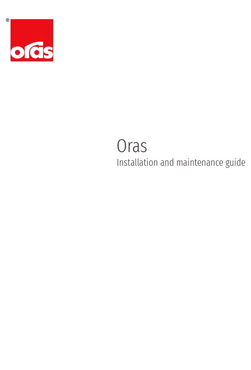 Oras Electra 197065Z Installation and maintenance guide Oras Electra 197065Z Installation and maintenance guide