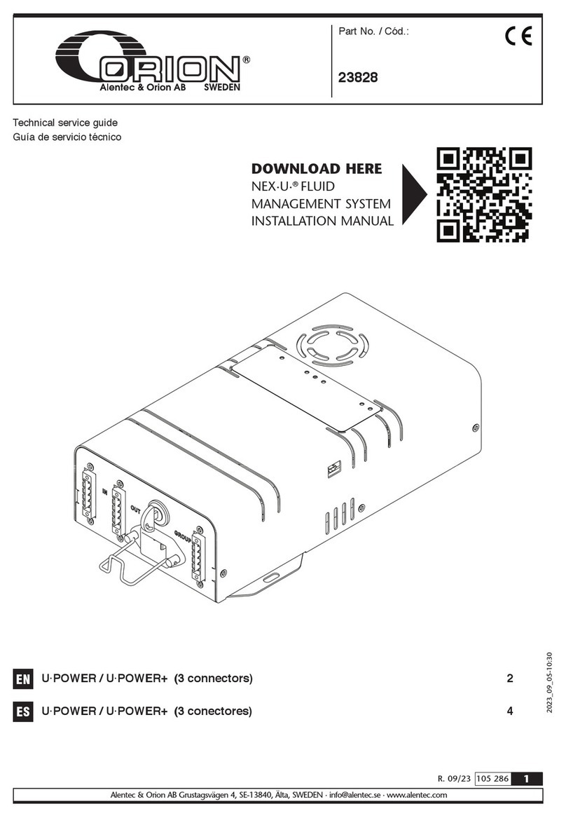 Orion NEX-U-POWER installation manual