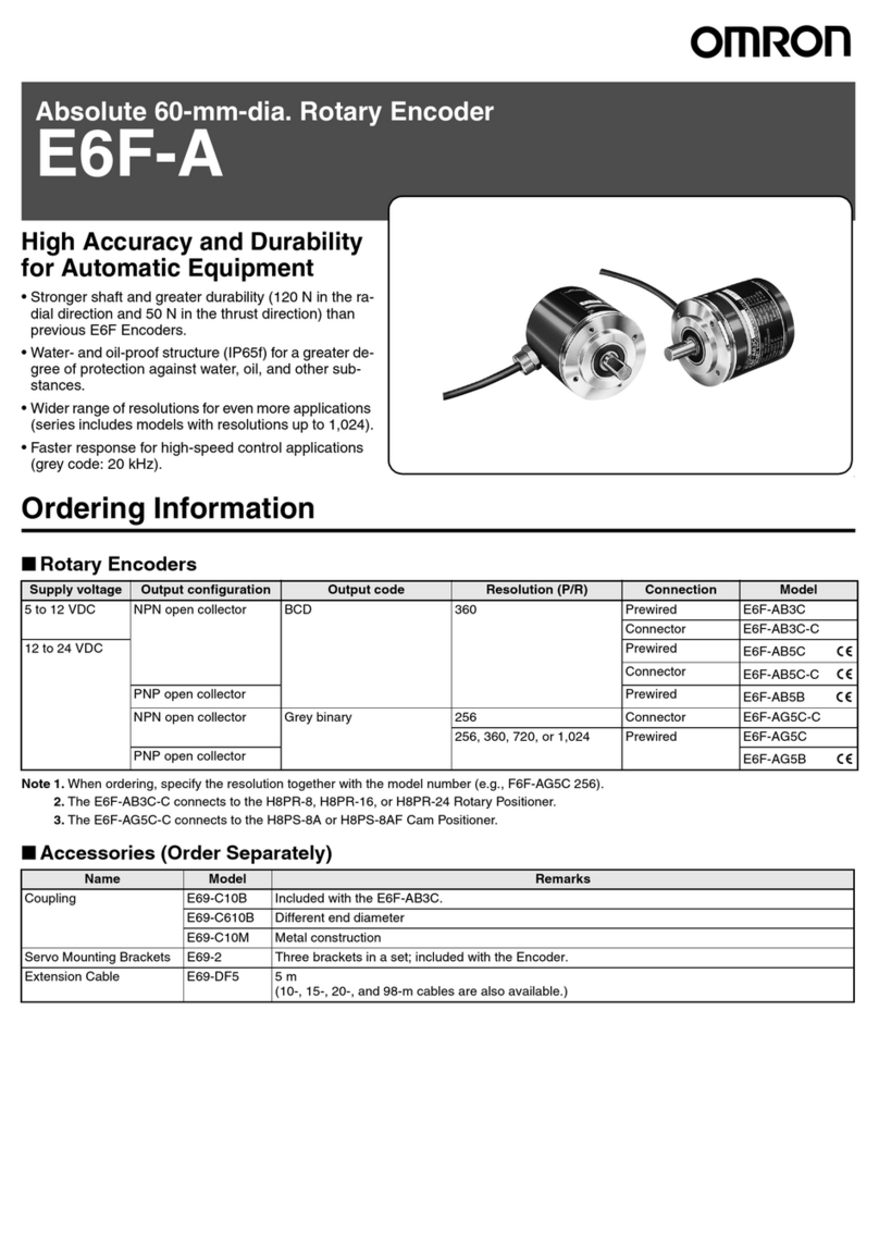 Omron E6F-A manual