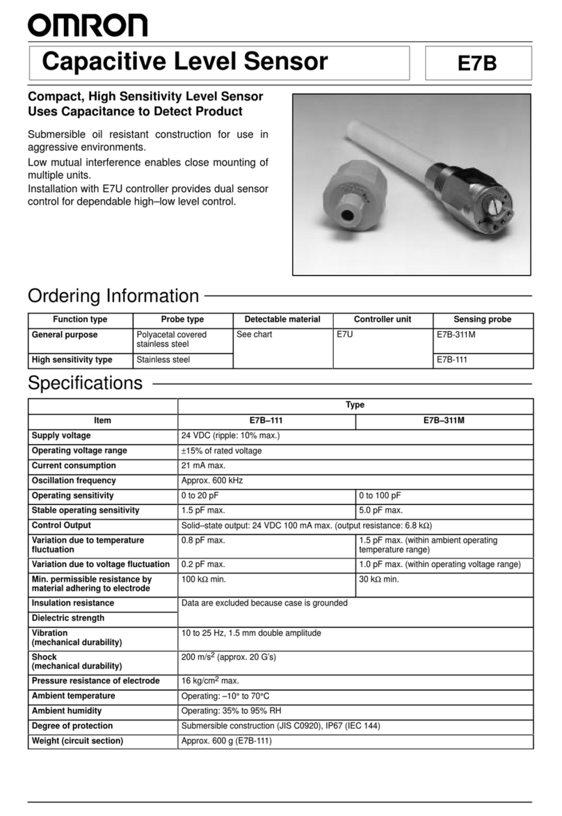 Omron E7B User manual