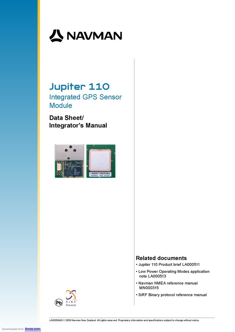 Navman Jupiter 110 manual