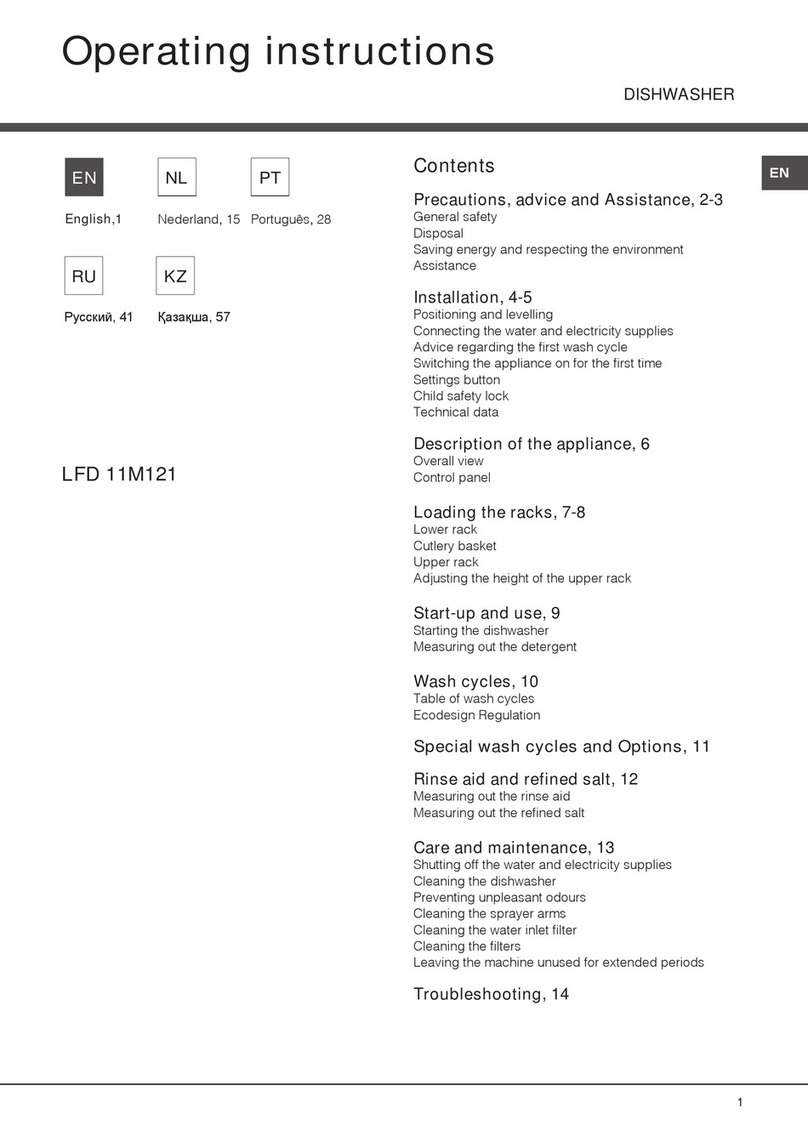 Ariston LFD 11M121 User manual