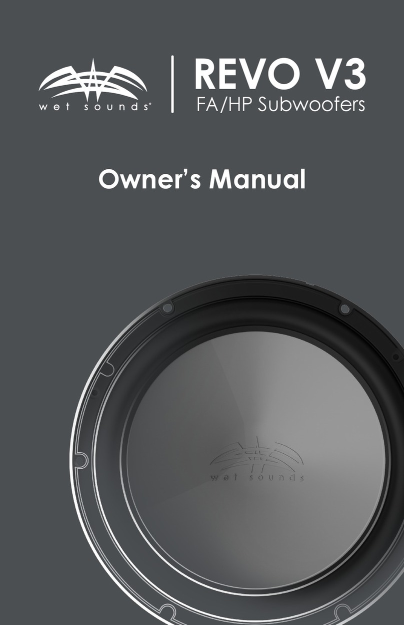 Wet Sounds REVO V3 owner's manual