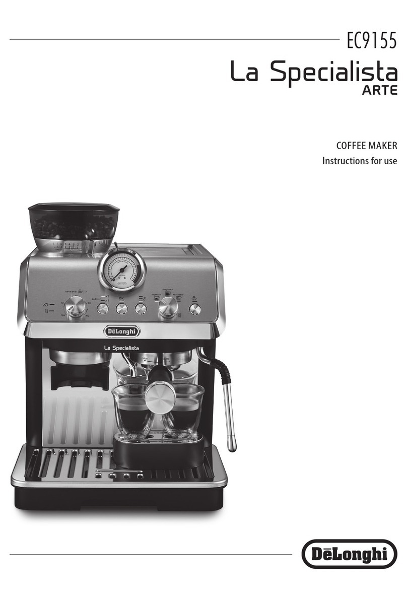 DeLonghi EC9155.YE Instructions for use