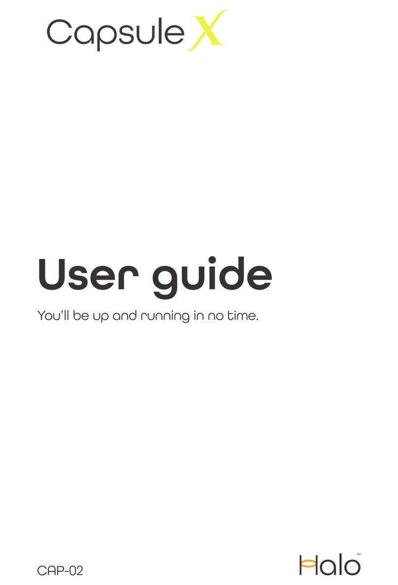 Halo CapsuleX user guide
