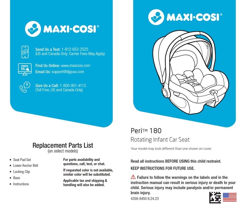 MaxiCosi Peri 180 User manual