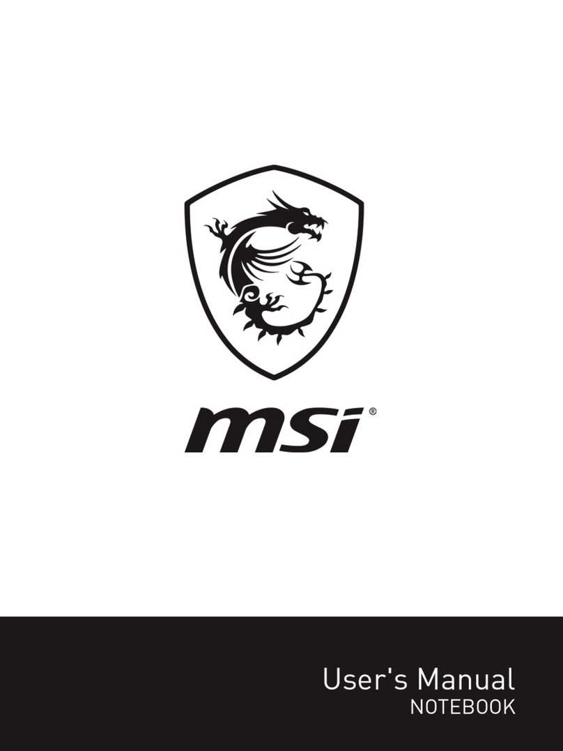 MSI Gaming GL75 User manual