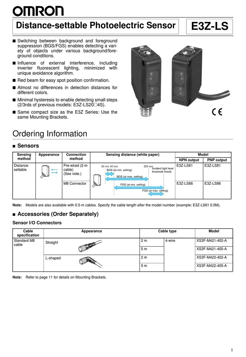 Omron E3Z-LS manual