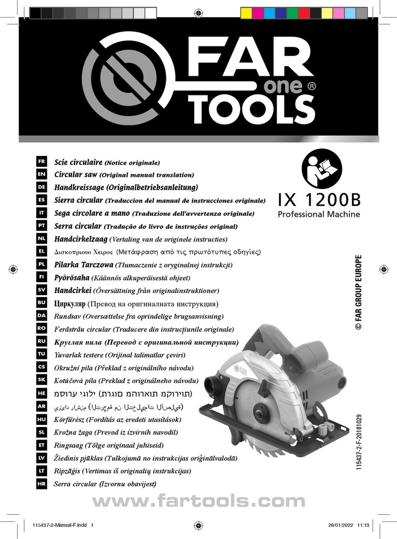 Far Tools One IX 1200B Original manual