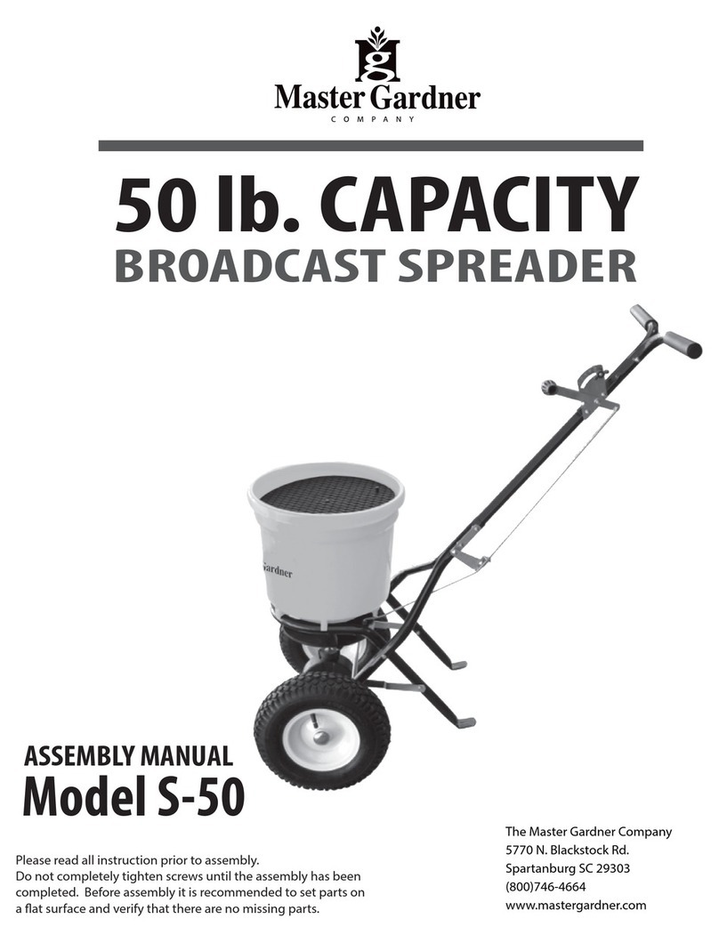 Master Gardner S-50 Assembly manual