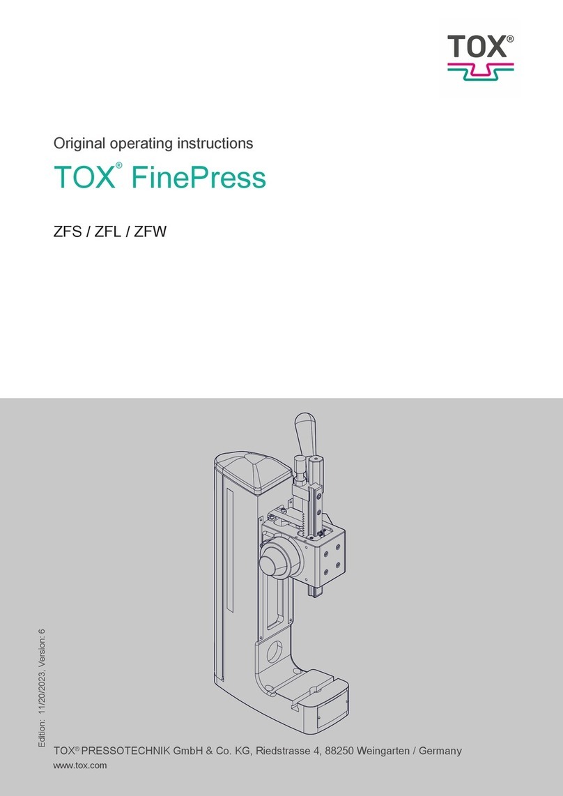 TOX FinePress ZFS Original operating instructions