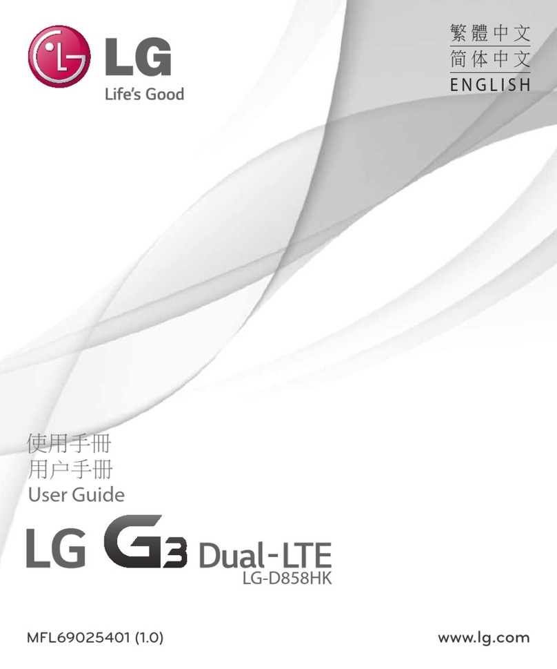 LG G3 Dual-LTE User manual