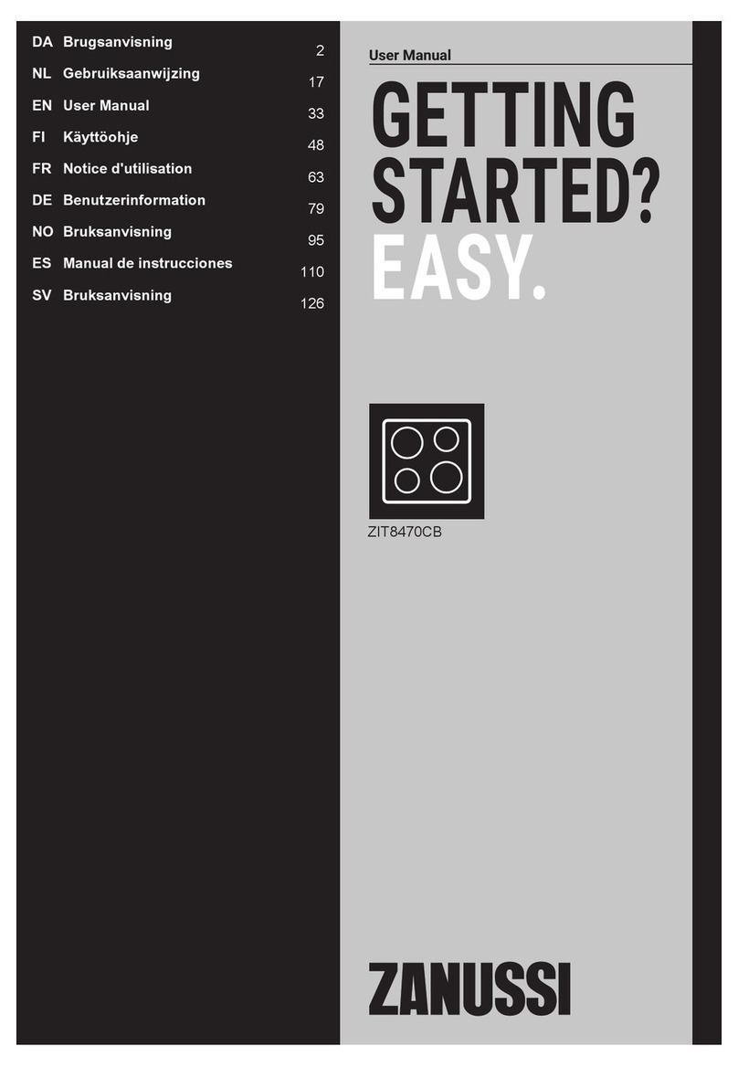 Zanussi ZIT8470CB User manual